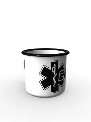 Plechový hrnek EMT Emergency Medical Technician