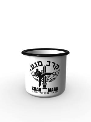 Plechový hrnek IDF Krav Maga