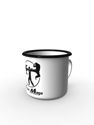 Plechový hrnek Krav Maga self defence