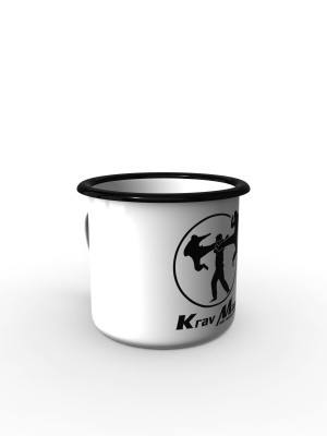 Plechový hrnek Krav Maga self defence
