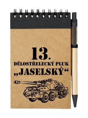 Poznámkový blok 13. dělostřelecký pluk - 152mm ShKH vz. 77