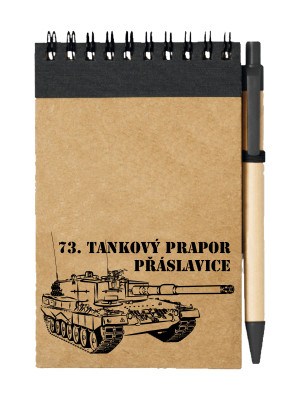Poznámkový blok 73. tankový prapor - LEOPARD 2A4