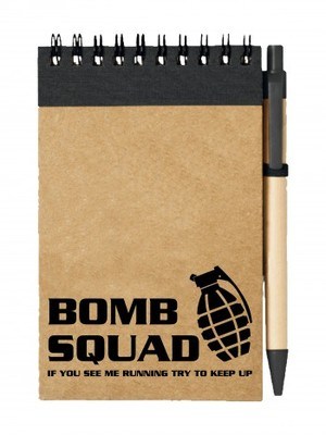 Poznámkový blok BOMB SQUAD