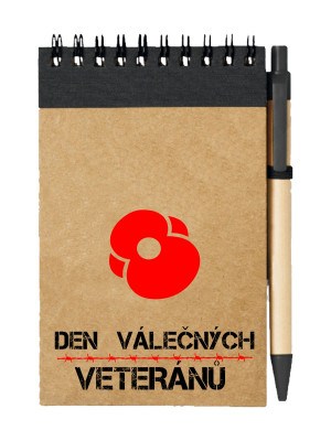 Poznámkový blok DEN VÁLEČNÝCH VETERÁNŮ