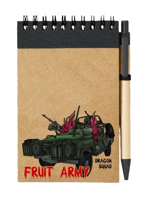 Poznámkový blok Dragon squad - Fruit army