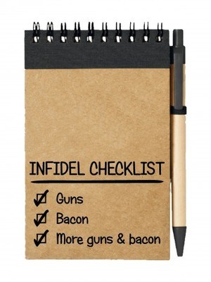 Poznámkový blok INFIDEL CHECKLIST