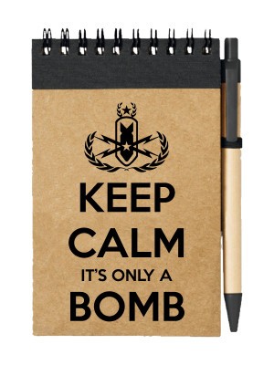 Poznámkový blok KEEP CALM IT'S ONLY A BOMB