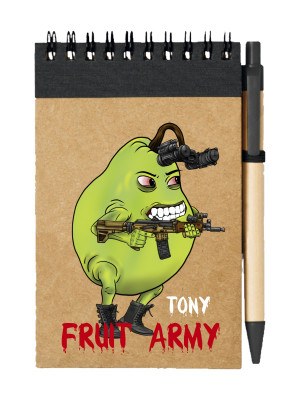 Poznámkový blok Tony - Fruit army