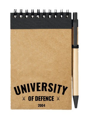 Poznámkový blok University of defence