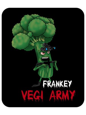 Samolepka Frankey - Vegi army