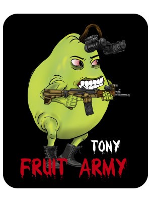 Samolepka Tony - Fruit army