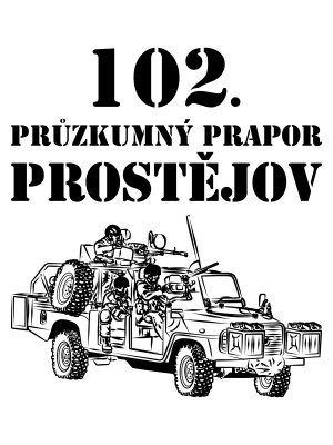 Tričko 102. průzkumný prapor - LRD-130 Kajman