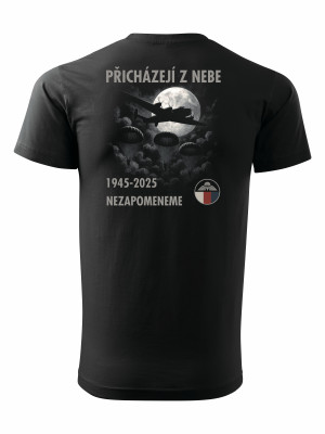 Tričko 43. výsadkový pluk - přicházejí z nebe
