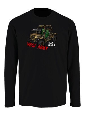 Tričko s dlouhým rukávem Charlie team - Vegi army