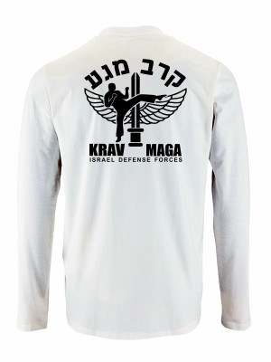 Tričko s dlouhým rukávem IDF Krav Maga - BACKSIDE