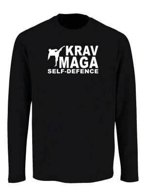 Tričko s dlouhým rukávem Krav Maga - self defence fighter