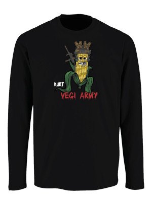 Tričko s dlouhým rukávem Kurt - Vegi army