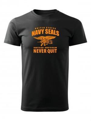 Tričko United States NAVY SEALS Never Quit