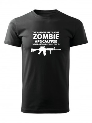 Tričko Zombie Apocalypse M4 Carbine