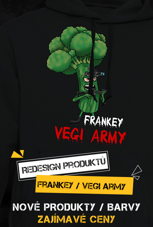 aktualizace produktů Frankey / VEGI ARMY